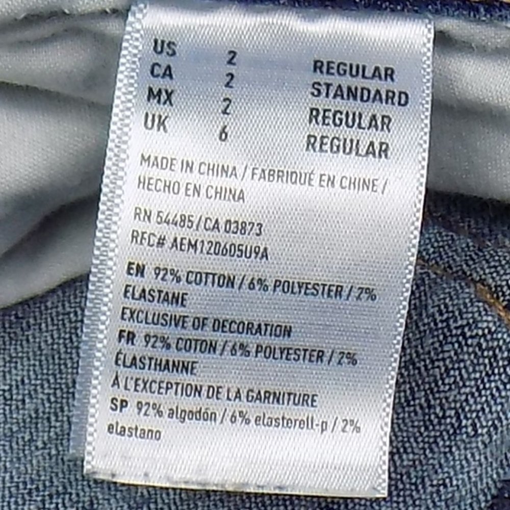 American Eagle Outfitters Super Stretch X Hi-Rise Jegging Size 2 - Picture 8 of 8